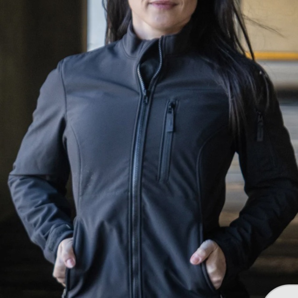 KITANICA LADY BUG Women's Black Fleece lined Jacket SIZE SMALL